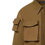 Куртка мужская Louis Vuitton с внешними карманами, коричневый - фото 4