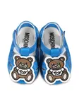 Сандалии с аппликацией Teddy Bear Moschino Kids, синий - фото 4