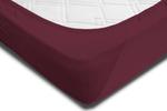 Простыня из микрофибры One-Home, бордовый - фото 3