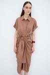 Платье adL Shirt dress, Brown - фото 7