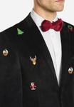 Пиджак-блейзер DINNER JACKET CHRISTMAS ICONS BLACK OppoSuits, черный - фото 8