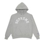 Толстовка Supreme Champion Hooded Sweatshirt, Heather Grey - фото