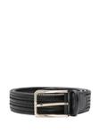 Canali плетеный ремень, черный - фото