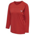Футболка с длинным рукавом Hummel Training, красный - фото 3
