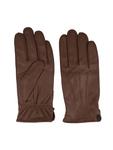 Strellson Кожаные перчатки коричневого цвета - фото