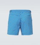 Плавки с принтом в клетку Tom Ford, Combo Blue White - фото 4