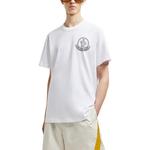 Футболка с принтом логотипа Moncler, белый - фото 6