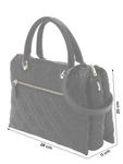 Сумочка GUESS ADELASIA MULTI COMP SATCHEL, Black - фото 3