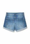 Джинсовые шорты ROLL-UP Bershka, цвет Light-Blue Denim - фото 5