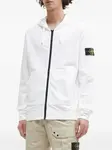Флисовое худи Stone Island, белый - фото 3
