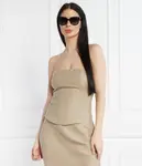 Льняной топ Saelynn Slim fit Samsøe Samsøe, бежевый - фото 3