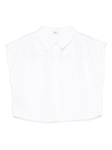 Il Gufo рубашка без рукавов, белый - фото