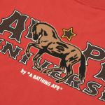 Футболка с принтом от A Bathing APE Aape, коричневый - фото 7