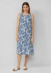 Платье s.Oliver MIDI AUS STRUKTURIERTEM MIT ALL-OVER-PRINT, Royalblau/Blue - фото