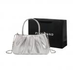 Женская сумка через плечо Pink·Land, Черный (без перламутра) - фото 3