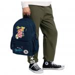 Converse Полиэстеровый рюкзак обычный унисекс темно-синий, Graffiti - фото 11