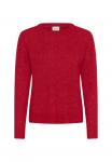 Джемпер Kaffe KAIRIS PULLOVER, Haute Red Melange/Red - фото 5
