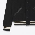 Куртка мужская черная Saint Laurent, черный - фото 6