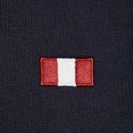 Свитшот с вышитым флагом BALLY, темно-синий - фото 7