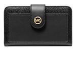Кошелек MICHAEL Michael Kors Mk Charm Medium Tab Pocket Bifold, черный - фото