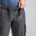Мужские шорты-карго для треккинга - TRAVEL 100 - серые Forclaz - фото 7
