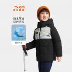 Пуховая куртка унисекс Anta, basic черный - фото 3