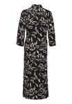 Платье Kaffe Shirt dress, Black Sand Painted Flower/Black - фото 6