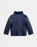 Детская утепленная куртка с капюшоном Polo Ralph Lauren, темно-синий - фото 6
