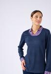 Джемпер Damart 2-IN-1 WARM EFFECT, Navy Mélange/Blue - фото 3