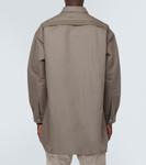 Джинсовая рубашка Rick Owens, нейтральный - фото 4