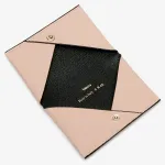 Держатель для карт с пуговицами Valextra, цвет Cheek Pink/Black - фото 2