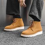 Мужские ботинки Cahhrrn X Martin Boot Men Beige Weishibangwei - фото 7