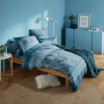 Постельное белье , синее, 1x 155x220 см + 1x 80x80 см Erwin Müller - фото 4