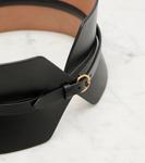 Кожаный ремень Alaïa, нуар - фото 3