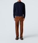 Шерстяной и кашемировый кардиган Moncler, Obsidian Blue - фото 2