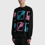 Футболка с логотипом по всей поверхности WE11DONE, черная - фото 4