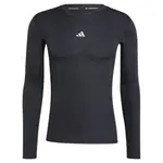 Лонгслив adidas Techfit Compression, черный - фото 3