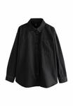 Блуза Next Button-down blouse, Black - фото 4
