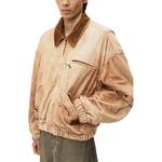 Alexander Wang Принтованная куртка из овчины, Dark Brown - фото 6