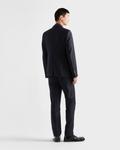 Однобортный костюм из кашемира и шерсти Prada, синий - фото 5