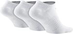 NIKE Men's Socks (3 Pack), White, Talla única, White - фото 2