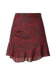 Юбка мини SECOND FEMALE Skirt, темно-красный - фото