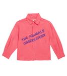 Футболка с принтом логотипа волка The Animals Observatory, розовый - фото