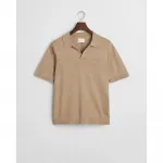 Поло с коротким рукавом Gant 8050245, бежевый - фото 3