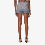 Шорты хлопковые Amy Lynn Danica в клетку, черный - фото 4