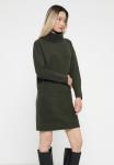 Платье VILA VIHANNA ROLLNECK , Forest Night/Dark Green - фото 4