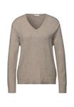 Джемпер Street One KUSCHELIGER V-NECK PULLOVER, Beige - фото 5