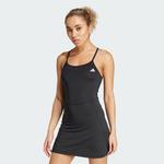 Платье Adidas Train Essentials Workout Dress With Integrated Shorts, черный/белый - фото