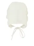Шапка с кружевом Paz Rodriguez, белый - фото