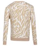 Толстовка детская Guess с узором и логотипом, бежевый - фото 2